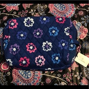 Vera Bradley “Ellie Flowers” Large Cosmetic Bag